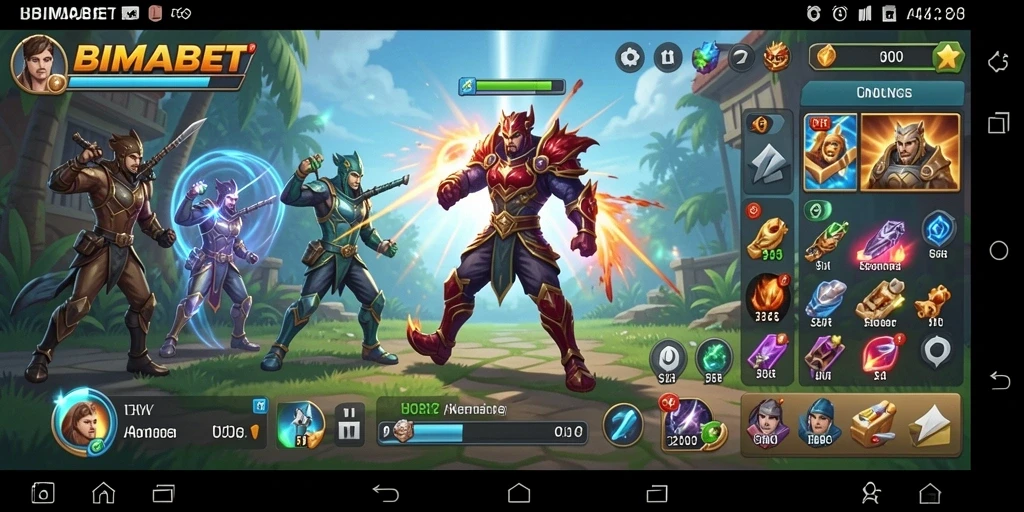 Tampilan screenshot utama aplikasi BIMABET yang menampilkan fitur Utility.