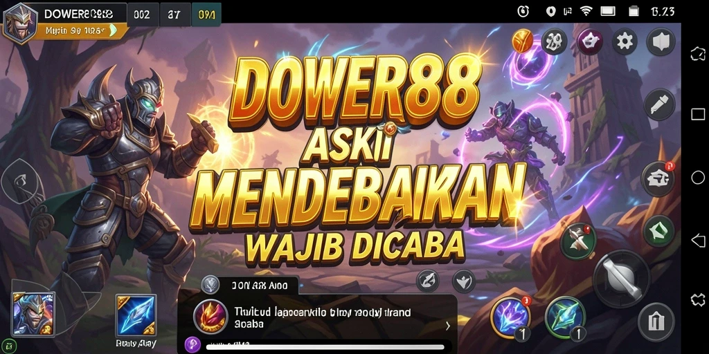 Tangkapan layar gameplay DOWER88 yang menunjukkan aksi mendebarkan.