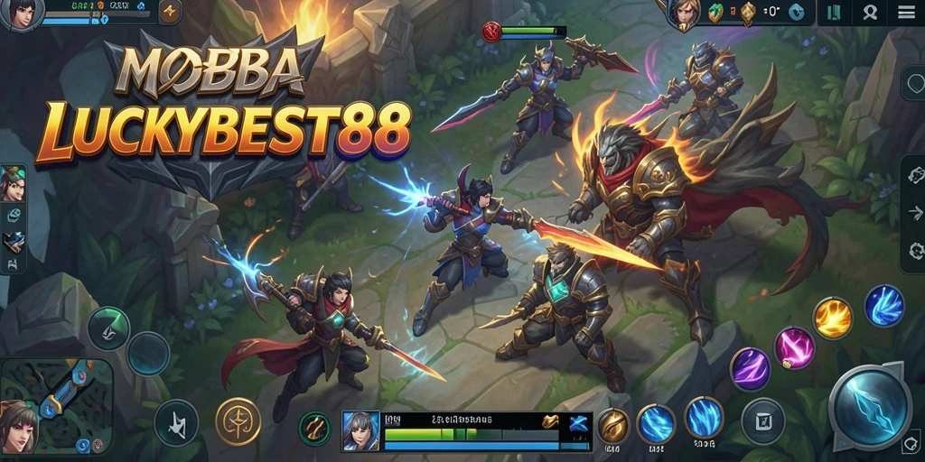 Gameplay seru LUCKYBEST88 dengan pertarungan tim yang dinamis.