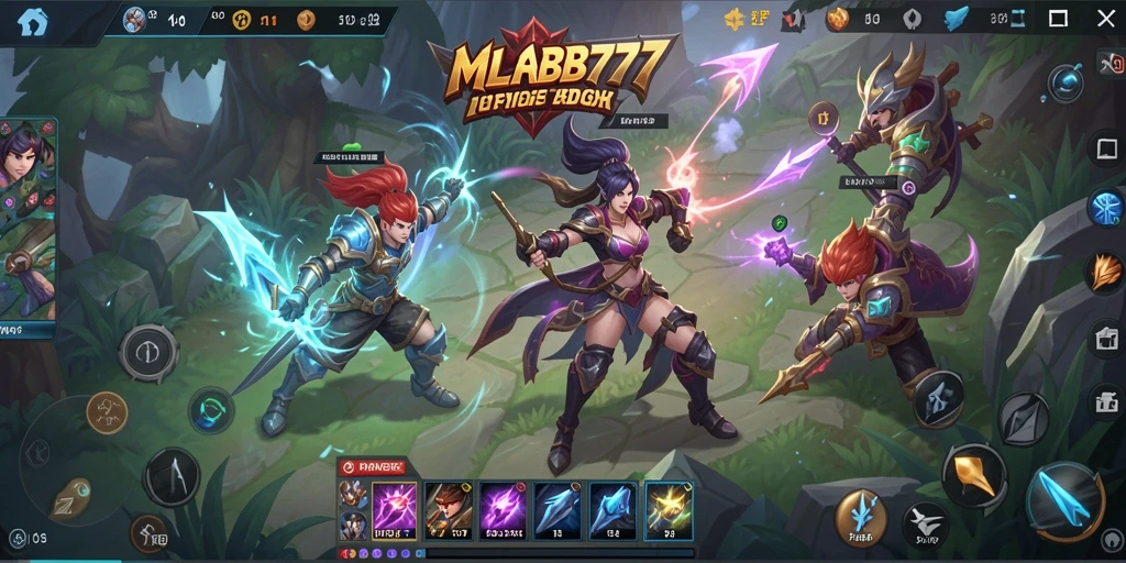 Tampilan fitur utama MLBB777 dengan interface ramah pengguna.