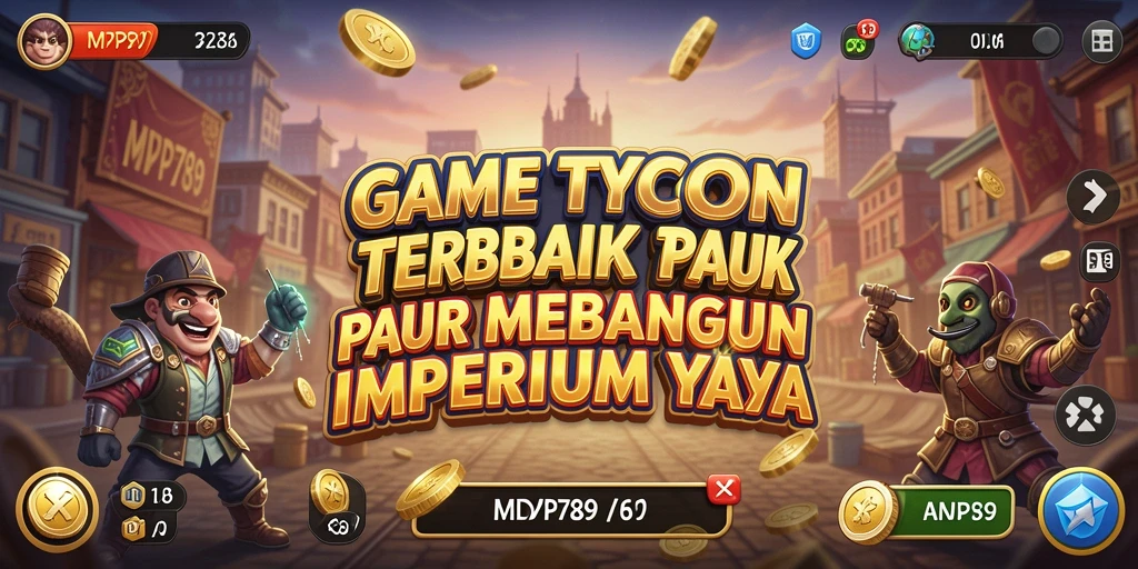 Screenshot menunjukkan gameplay seru dari MVP789 dengan elemen Tycoon yang menarik.