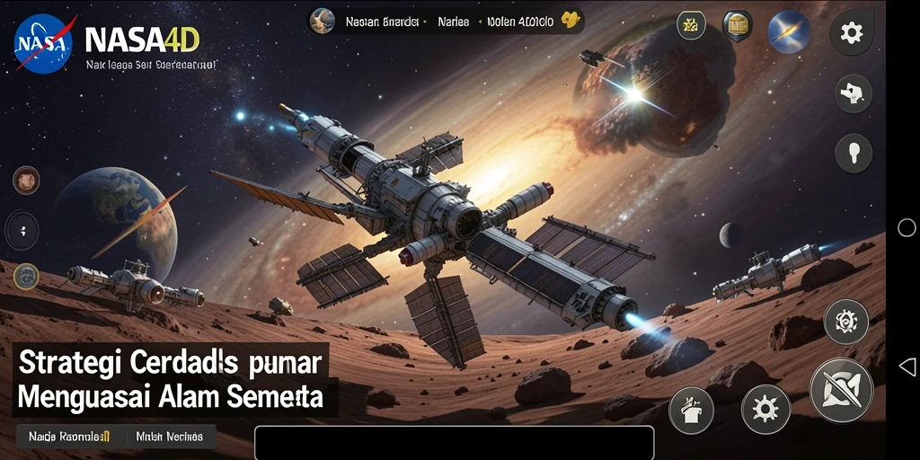 Tangkapan layar gameplay NASA4D menampilkan strategi luar angkasa yang mendebarkan.
