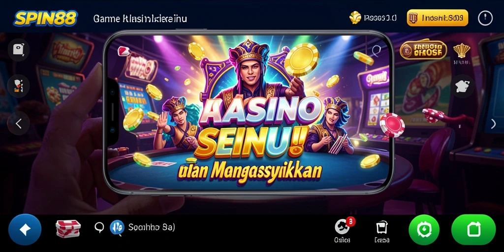 Tampilan menarik dan gameplay seru dari SPIN88.