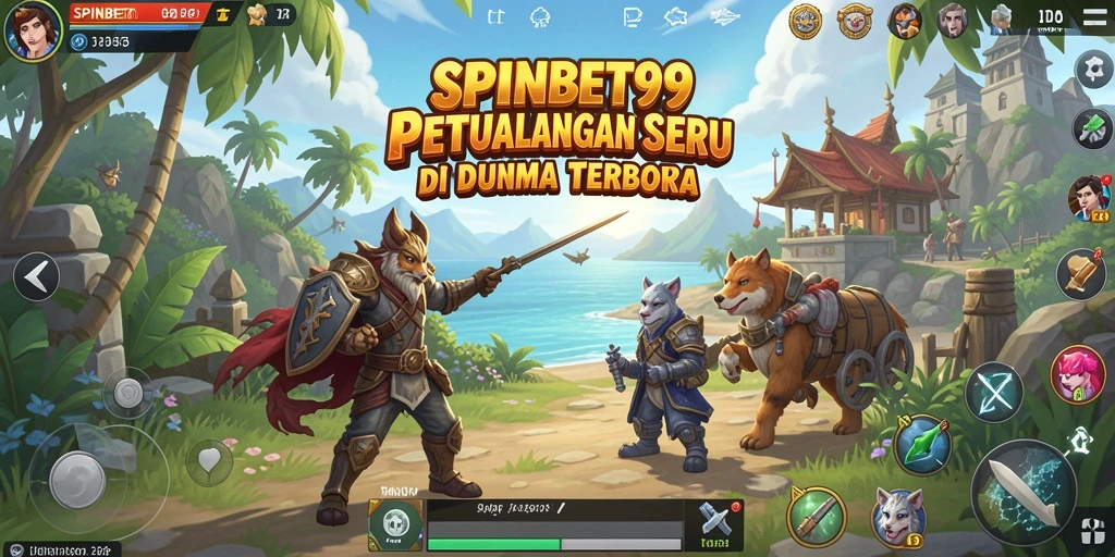Tampilan gameplay SPINBET99 yang menakjubkan di dunia terbuka.
