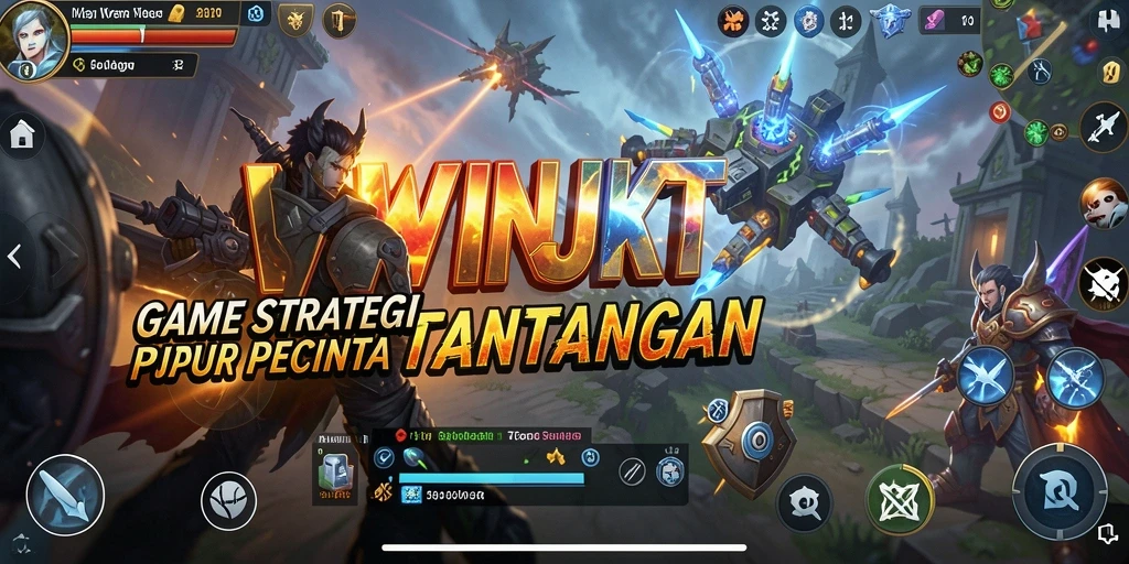 Tampilan gameplay <strong>WINJKT</strong> yang penuh strategi dan aksi.